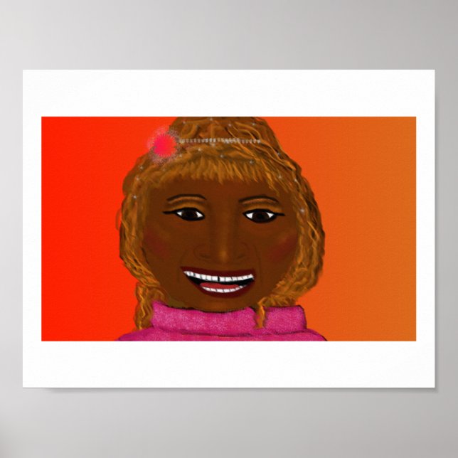 Póster Celia Cruz Painting (Frente)