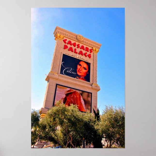Póster Celine Dion Caesars Palace Las Vegas America (Frente)