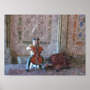 PÓSTER CELLO PLAYER POSTER