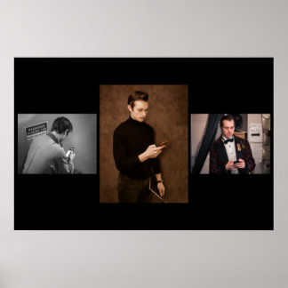 Póster Cellphone Triptych