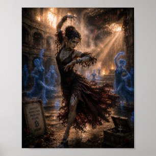 Póster Celos / Bailarín de Flamenco / Teatro Antiguo