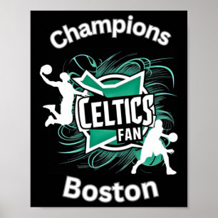 Póster Celtics Baloncesto Tri-blend