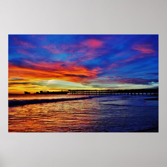 Póster Cement Ship Sunset (Frente)