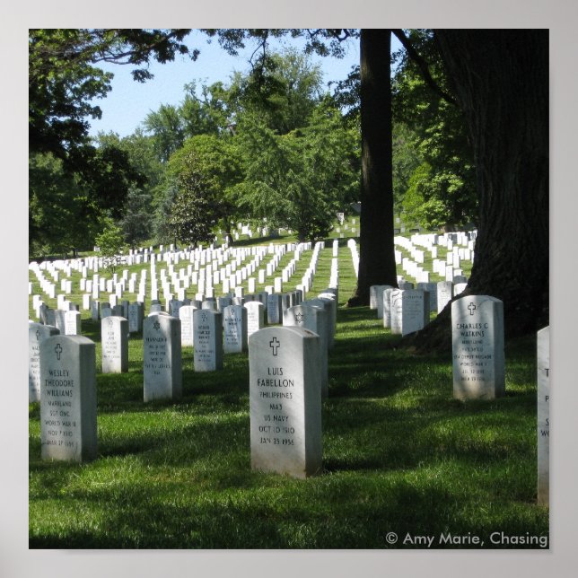Póster Cementerio de Arlington (Frente)