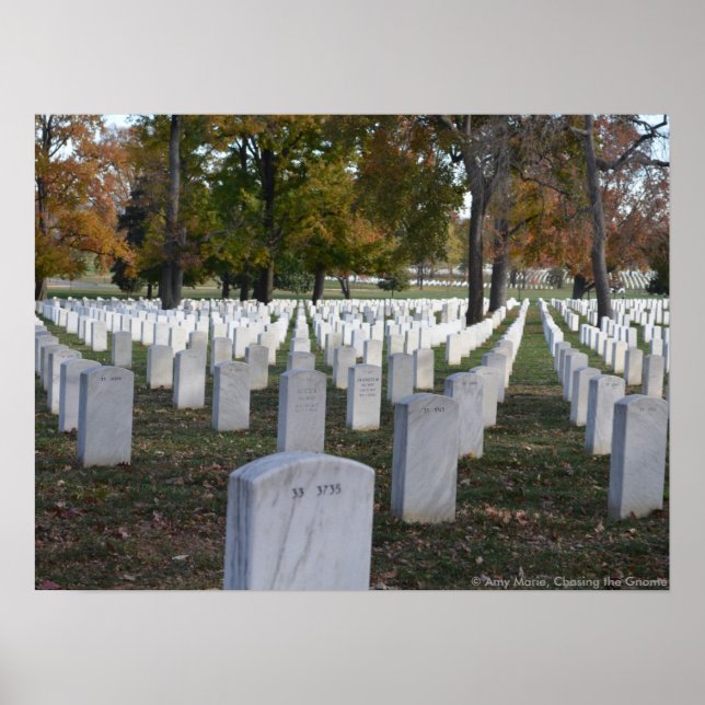 Póster Cementerio de Arlington otoño 2013 Auriculares (Frente)
