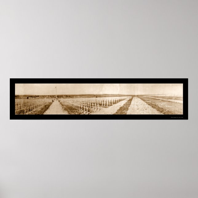 Póster Cementerio de France WI Foto 1919 (Frente)