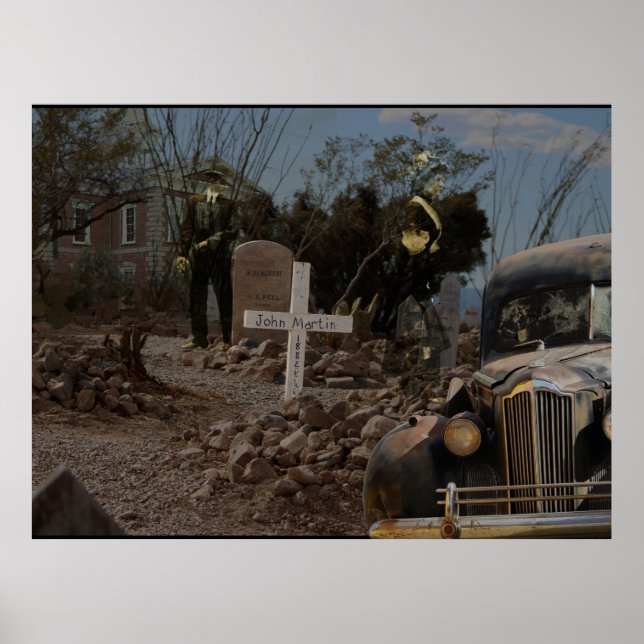 Póster Cementerio de Hauned en Tombstone (Frente)