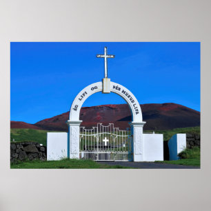 Póster Cementerio de Heimaey