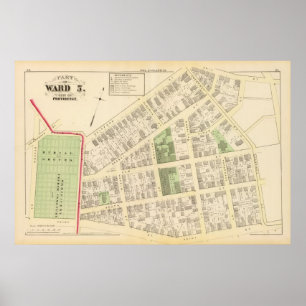Póster Cementerio de la Iglesia Benificante y Atlas Elba 
