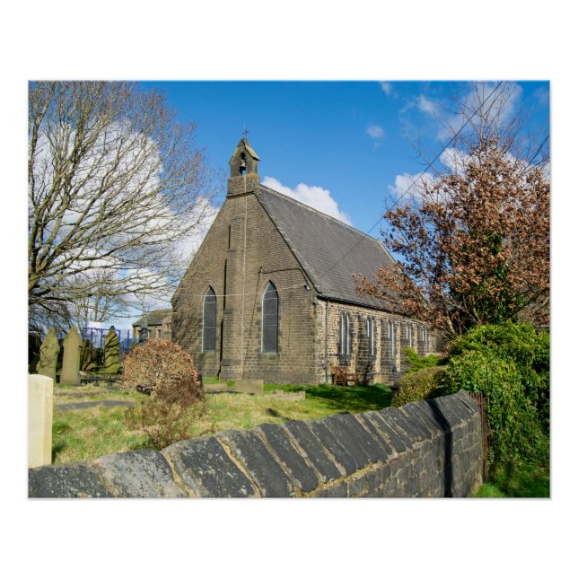 Póster Cementerio de la Iglesia de St. Luke, Norland (Anverso)