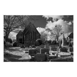 Póster Cementerio de la Iglesia de St. Luke, Norland