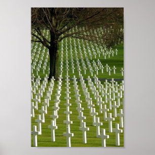 Póster Cementerio de la Segunda Guerra Mundial, Día Conme