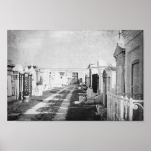 Póster Cementerio de Nueva Orleans