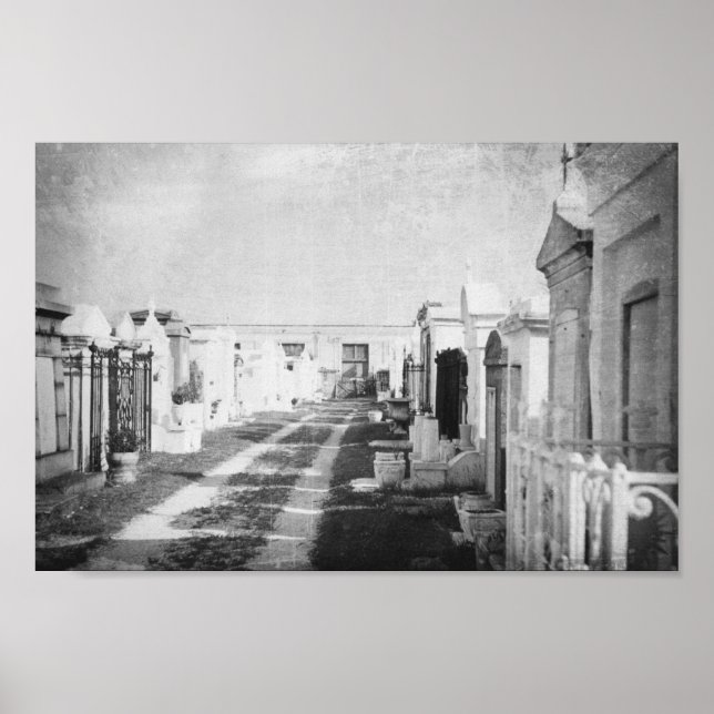Póster Cementerio de Nueva Orleans (Frente)