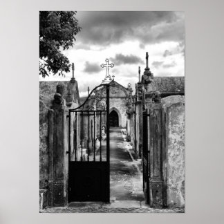 Póster Cementerio de Porto de Mos, Portugal