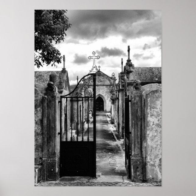 Póster Cementerio de Porto de Mos, Portugal (Frente)