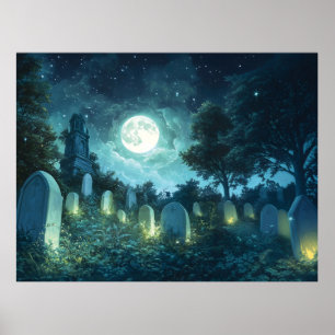 Póster Cementerio encantado