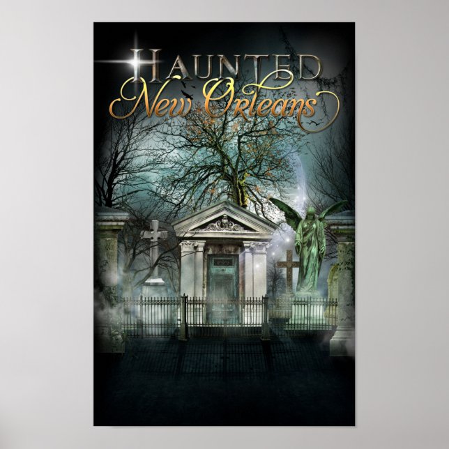 Póster Cementerio fantasma de Nueva Orleans (Frente)