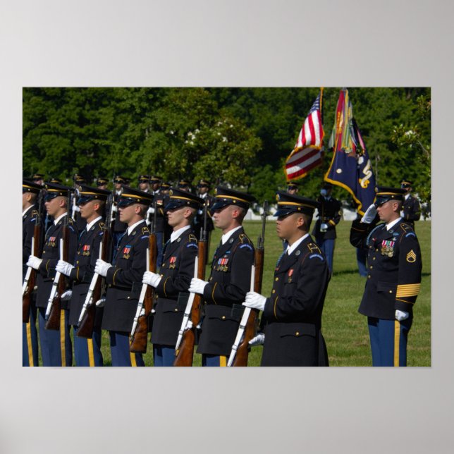 Póster Cementerio Nacional de Arlington, Arlington, (Frente)