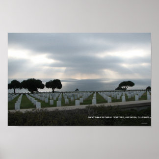 Póster Cementerio nacional de Point Loma