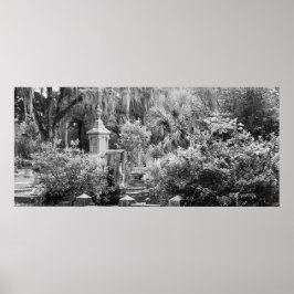 Póster Cementerio, Savannah Ga, MD Photography