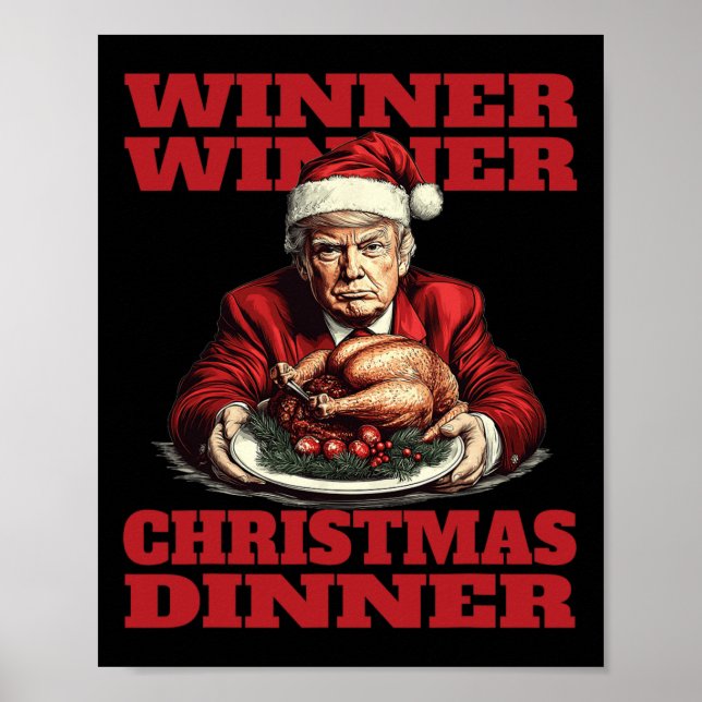 Póster Cena de ganadores de Navidades ganadores de Donald (Frente)