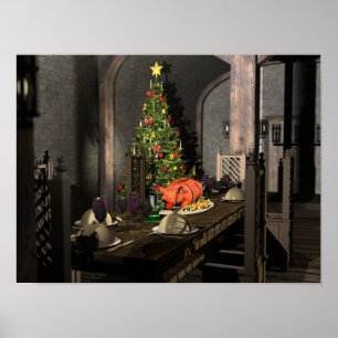 Póster Cena de navidades
