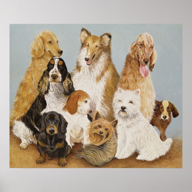 Póster Cena de perros (Frente)