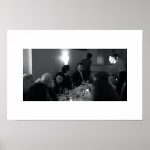 Póster cena del vino de Alsacia