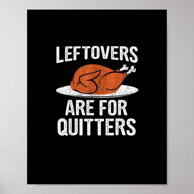 Póster Cena divertida de Acción de Gracias para la que si (Frente)