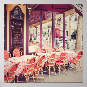 Póster Cenar En París Al Fresco