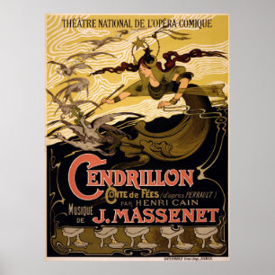 Póster Cendrillon, conte de fées - poster de la ópera