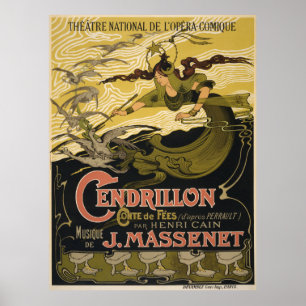 Póster Cendrillon de Jules Massenet del poster de Emilio