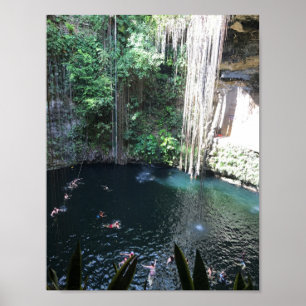 Póster Cenote Azul Sagrado, Ik Kil, México #2 Poster