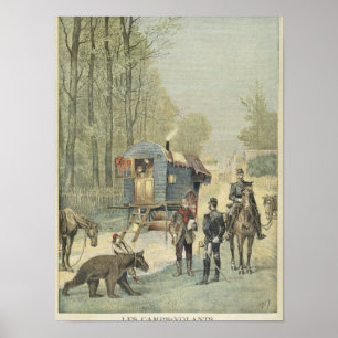 Póster Census of Travellers in France