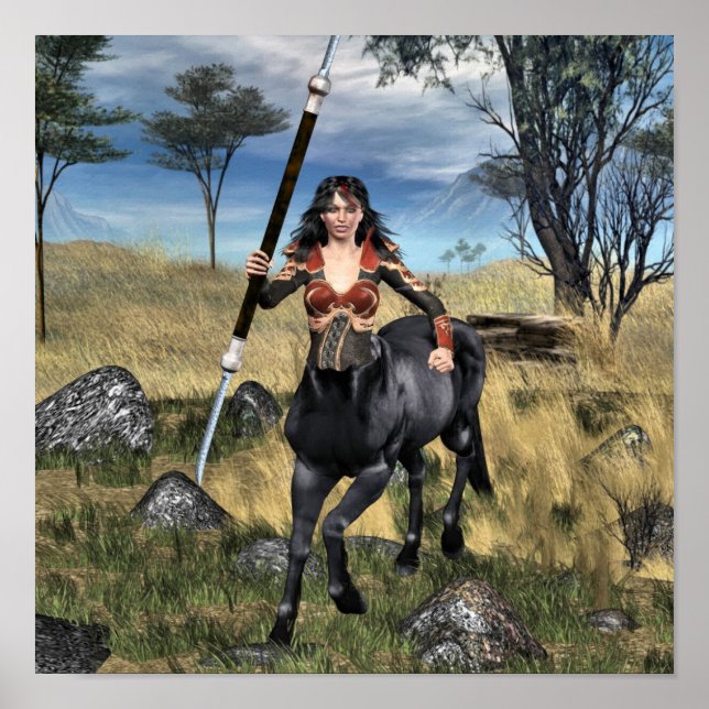 Póster Centaur Warrioress Poster (Frente)