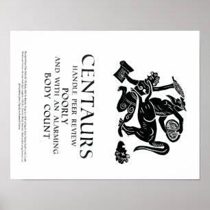 Póster Centaurs de la revisión paritaria