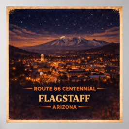 Póster Centenario de Flagstaff Arizona