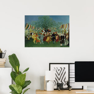 Póster Centenario de la Independencia por Henri Rousseau