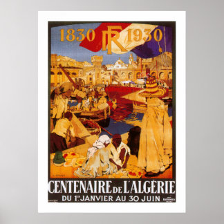 Póster Centenario de L'Algerie