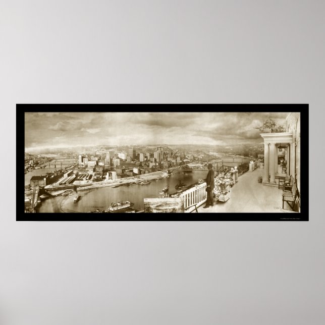 Póster Centenario de Pittsburgh Foto 1909 (Frente)