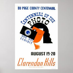 Póster Centennial Art Photo 1939 WPA