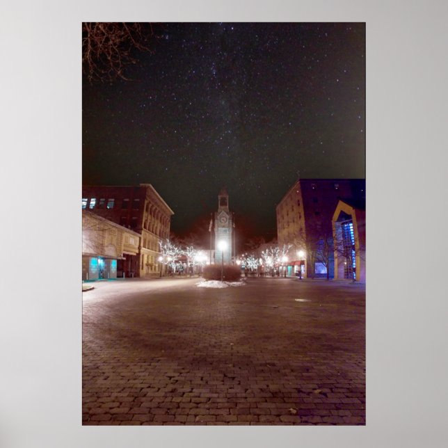 Póster Centerway Square Starfield (Frente)