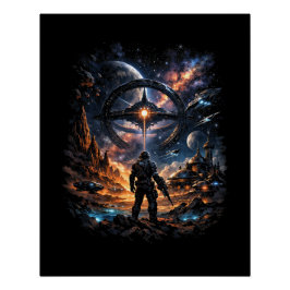 Póster Centinela de la Puerta Estelar