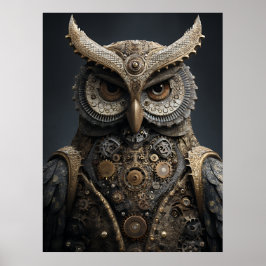 Póster Centinela de Latón Steampunk