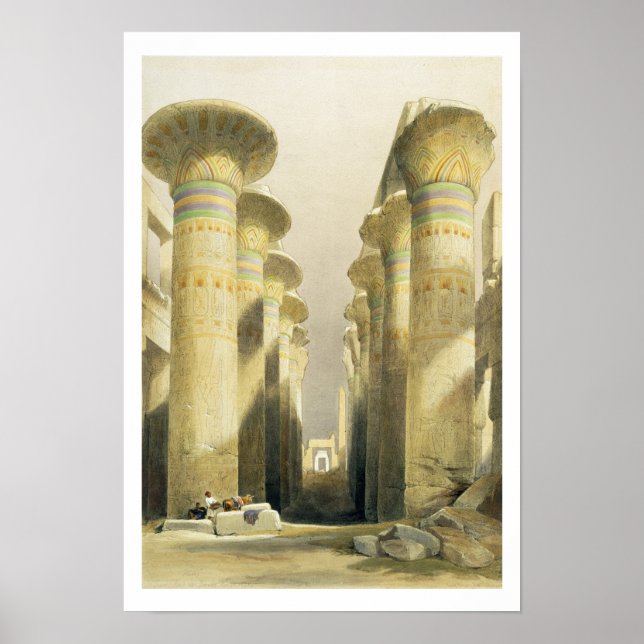 Póster Central Avenue of the Great Hall of Columns, Karna (Frente)