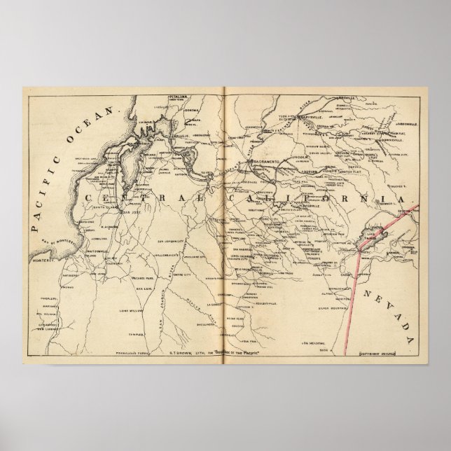 Póster Central California (Frente)