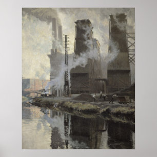 Póster Central eléctrica en Croix-Wasquehal