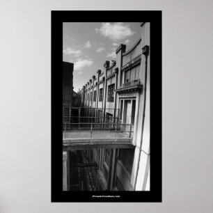 Póster Central eléctrica vieja