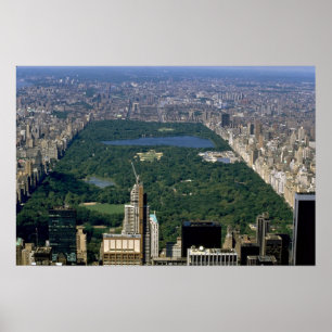Póster Central Park desde el sur, Nueva York, Estados Uni